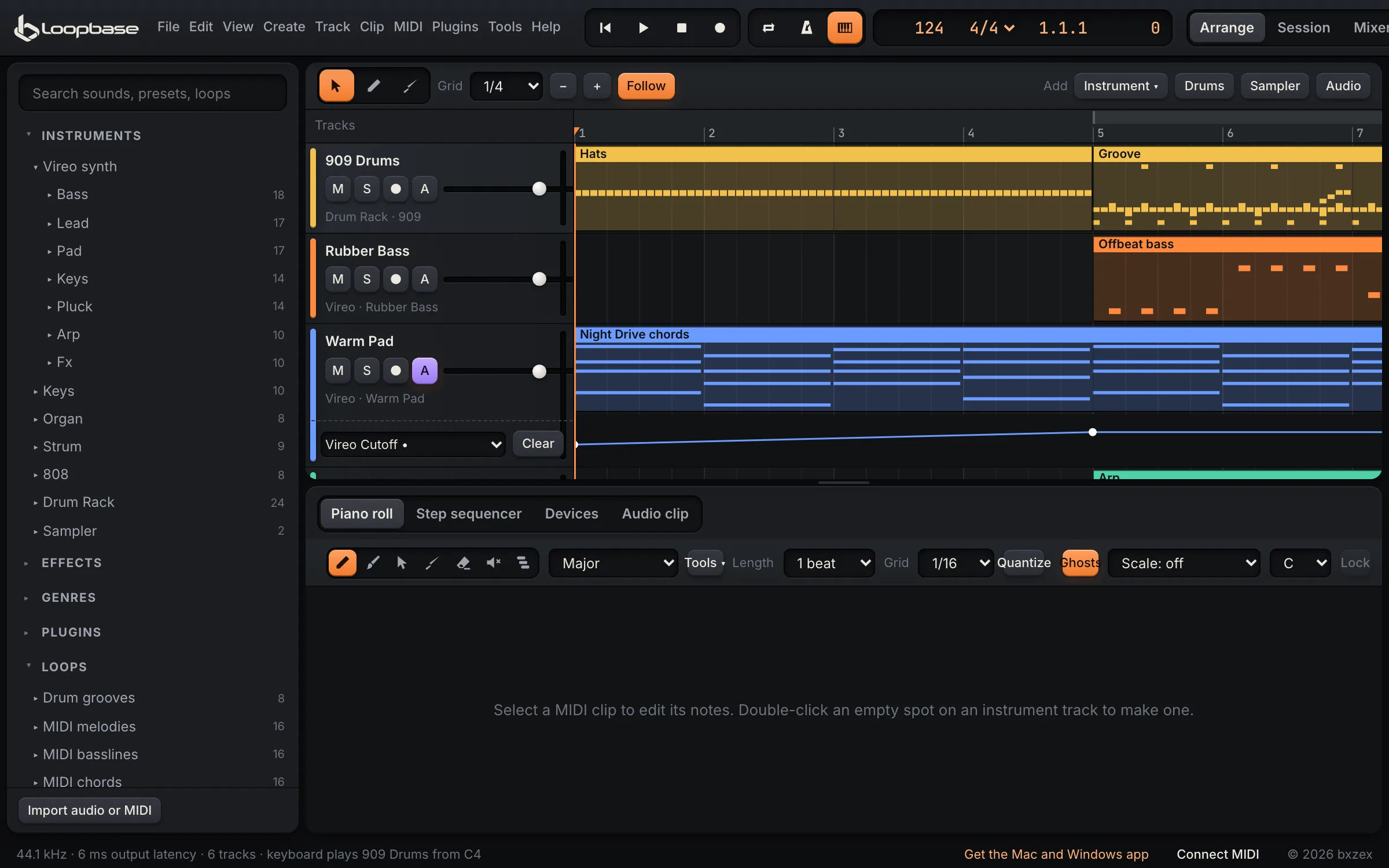 Loopbase music studio
